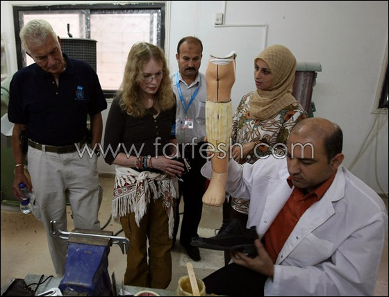 الممثلة العالمية مايا فارو في رام الله  صورة رقم 5