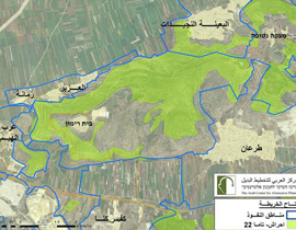 الخريطة الهيكلية لمشروع المياه القطري تخترق الطيرة وقلنسوة صورة رقم 1