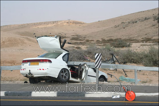 صور من حادث طرق مروع على مفترق عرعرة!! صورة رقم 7 صور من حادث طرق مروع على مفترق عرعرة!! صورة رقم 7