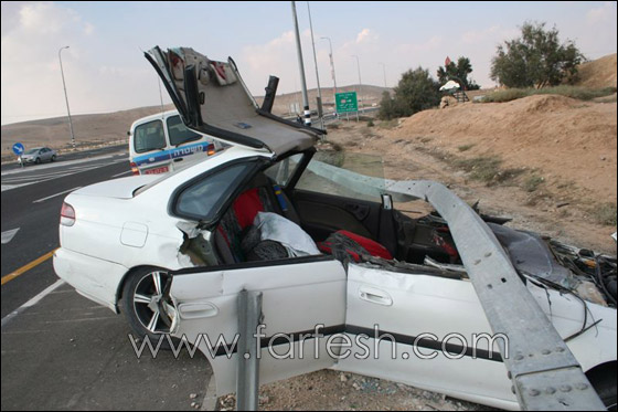 صور من حادث طرق مروع على مفترق عرعرة!! صورة رقم 21 صور من حادث طرق مروع على مفترق عرعرة!! صورة رقم 21