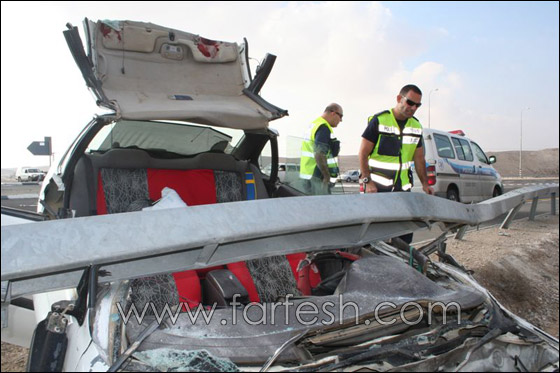 صور من حادث طرق مروع على مفترق عرعرة!! صورة رقم 18 صور من حادث طرق مروع على مفترق عرعرة!! صورة رقم 18