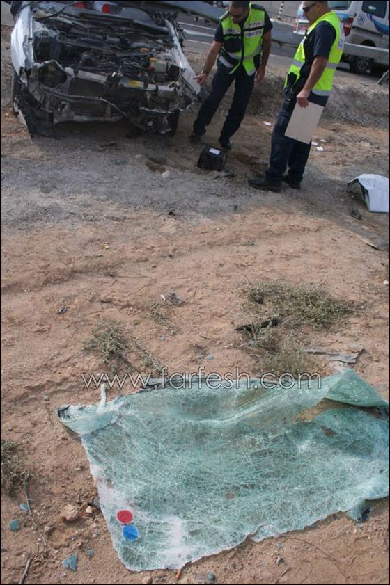 صور من حادث طرق مروع على مفترق عرعرة!! صورة رقم 12 صور من حادث طرق مروع على مفترق عرعرة!! صورة رقم 12