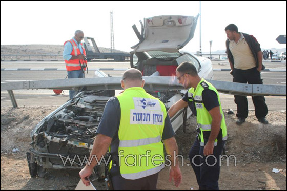 صور من حادث طرق مروع على مفترق عرعرة!! صورة رقم 17 صور من حادث طرق مروع على مفترق عرعرة!! صورة رقم 17