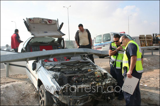 صور من حادث طرق مروع على مفترق عرعرة!! صورة رقم 22 صور من حادث طرق مروع على مفترق عرعرة!! صورة رقم 22