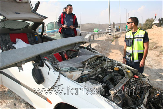 صور من حادث طرق مروع على مفترق عرعرة!! صورة رقم 10 صور من حادث طرق مروع على مفترق عرعرة!! صورة رقم 10