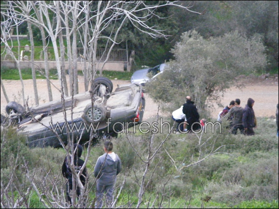انقلاب سيارة إلى واد سحيق في الناصرة وإصابة زوجين  صورة رقم 8