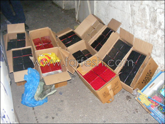 اعتقال مواطن من الناصرة عثر في بيته على آلاف المفرقعات  صورة رقم 4