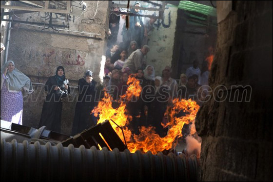 صور من المواجهات وحصار المصلين بالأقصى صورة رقم 35