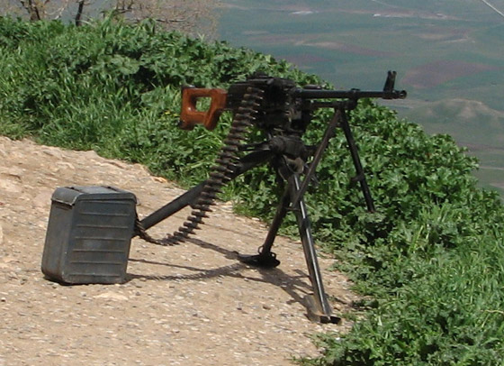 العثور على بندقية ثقيلة في عرابة صورة رقم 1