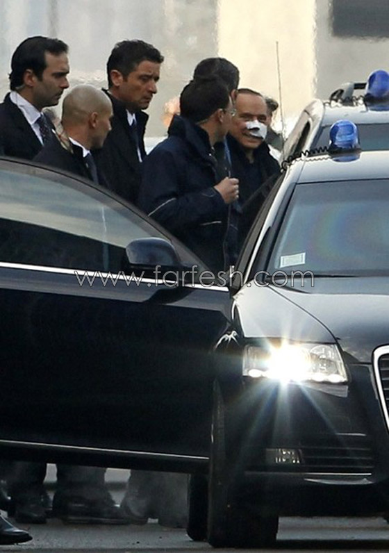 القضاء الايطالي يشك  أن الاعتداء على برلسكوني حيلة  مدبرة!!      صورة رقم 9