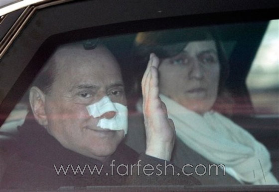 القضاء الايطالي يشك  أن الاعتداء على برلسكوني حيلة  مدبرة!!      صورة رقم 10