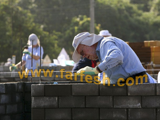 الرئيس الامريكي الاسبق.. عامل بناء في تايلاند!!!  صورة رقم 6