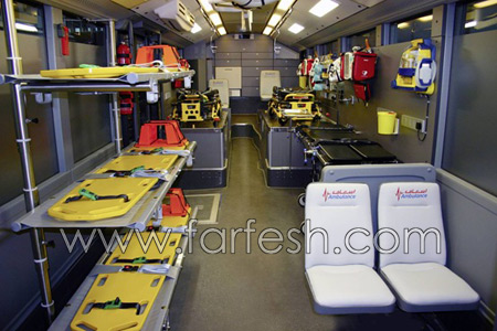 دبي تدشن أطول حافلة إسعاف بالعالم تنقل 44 حالة معاً!  صورة رقم 2