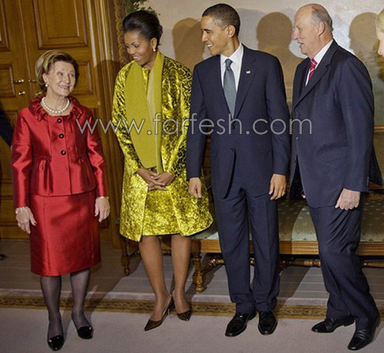 اوباما يتسلم جائزة نوبل على