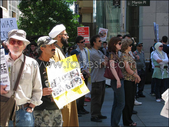 متظاهرون في استراليا: إسرائيل مجرمة حرب صورة رقم 1