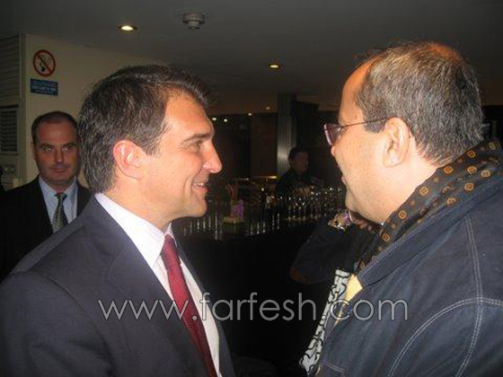 الطيبي يلتقي مع ادارة فريق برشلونة  صورة رقم 2