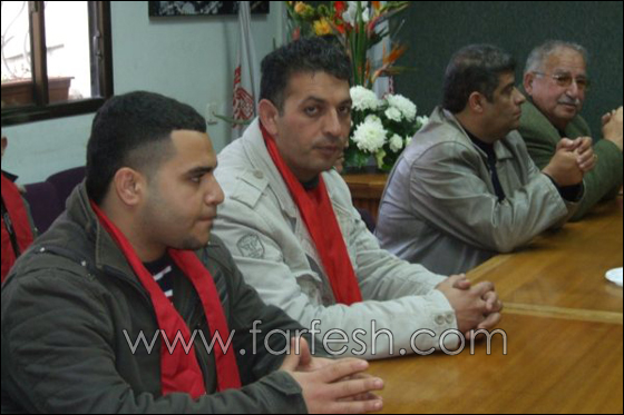 وفد من مجلس ساجور ووفد مقدسي يزورون بلدية الناصرة للتضامن مع رئيسها رامز جرايسي  صورة رقم 3