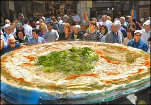 صحن حمص في أبو غوش يدخل موسوعة صحن حمص في أبو غوش يدخل موسوعة