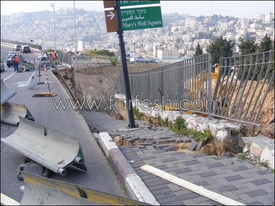 انهيار جدار هائل بسبب أعمال ترميمات في الناصرة صورة رقم 17 انهيار جدار هائل بسبب أعمال ترميمات في الناصرة صورة رقم 17