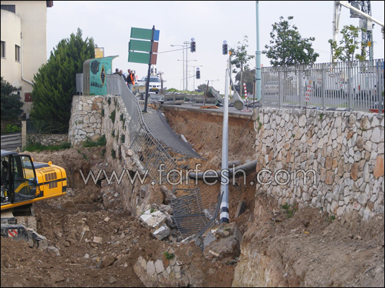 انهيار جدار هائل بسبب أعمال ترميمات في الناصرة صورة رقم 16 انهيار جدار هائل بسبب أعمال ترميمات في الناصرة صورة رقم 16