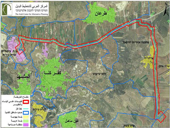 الكشف عن مخطط يلحق اضرارا ببلدات عربية في الجليل صورة رقم 2 الكشف عن مخطط يلحق اضرارا ببلدات عربية في الجليل صورة رقم 2