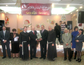 الاحتفال بتنصيب ادارة جديدة في نادي عائلة البشارة للاتين في الناصرة  صورة رقم 1