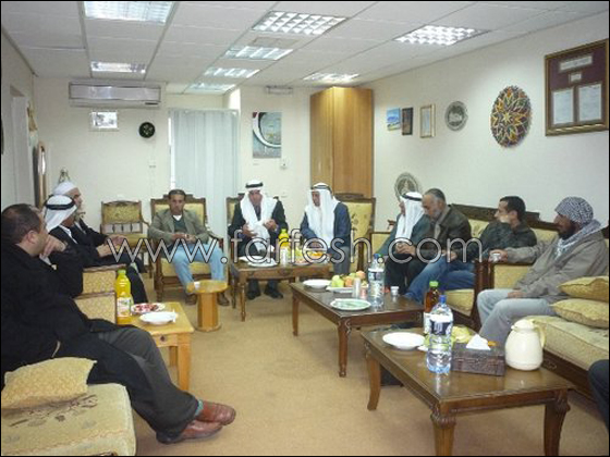 وفد من المجلس الإقليمي في النقب يتضامن مع الشيخ رائد صلاح  صورة رقم 3