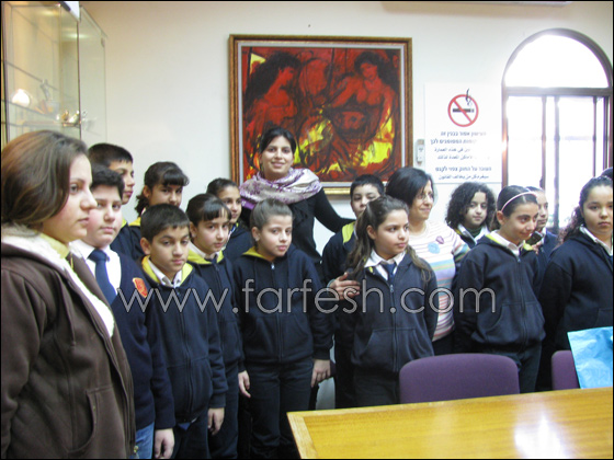 لقاء بين طلاب مدرسة 