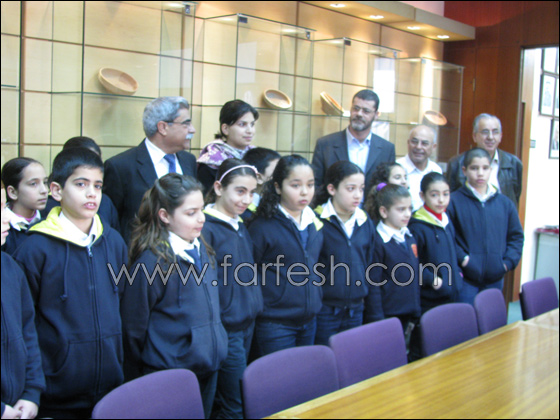 لقاء بين طلاب مدرسة 