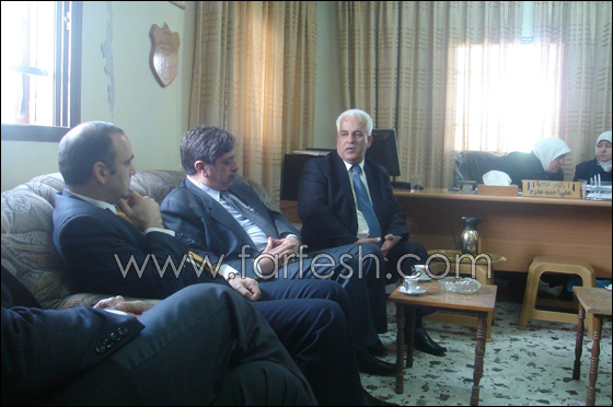 زيارة توني بلير الى منطقة سبسطية الأثرية في محافظة نابلس  صورة رقم 2