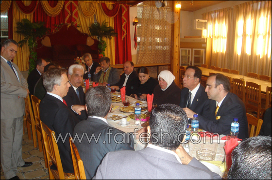 زيارة توني بلير الى منطقة سبسطية الأثرية في محافظة نابلس  صورة رقم 7