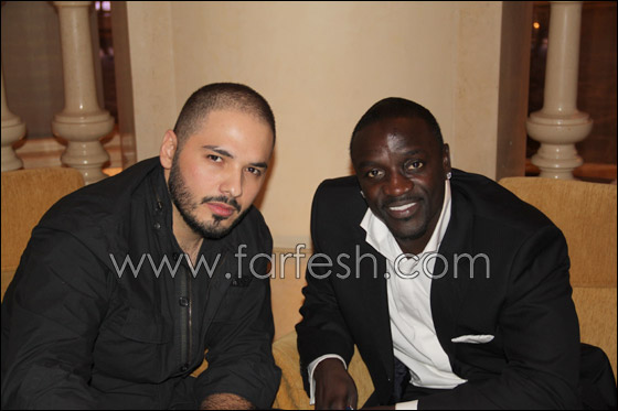 صورة تذكارية تجمع رامي عياش و Akon!!! صورة رقم 1