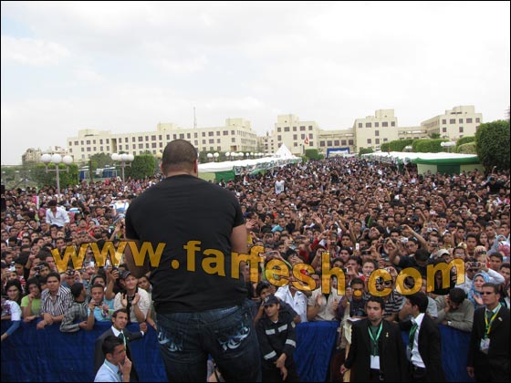 حفل خالد سليم بـ 6 أكتوبر يتحول إلى انتفاضة فلسطينية  صورة رقم 1