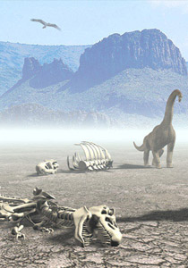 هل إنقرضت الديناصورات بسبب إصطدام نيزك بالارض؟! صورة رقم 1