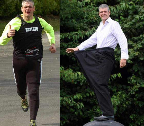 خفض وزنه بـ 159 كغم ليشارك في سباق ماراثون!!        صورة رقم 2