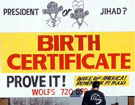 مصادقة قانون يطالب أوباما بإظهار شهادة ولادته!!        صورة رقم 1