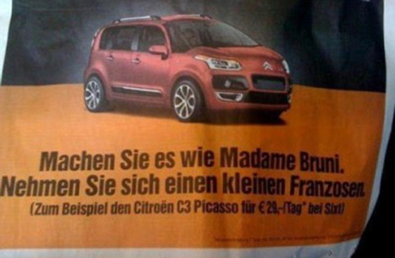 إعلان يسخر من قصر قامة ساركوزي يثير فضيحة بفرنسا!  صورة رقم 2