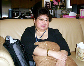 اصيبت بمرض اصيبت بمرض