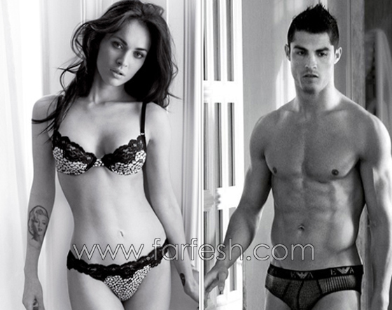 ارماني تختار رونالدو وميغان فوكس لعرض الثياب الداخلية!  صورة رقم 6