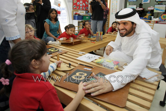 الجسمي عاش لحظات من السعادة والفرح مع اطفال مركز راشد  صورة رقم 5