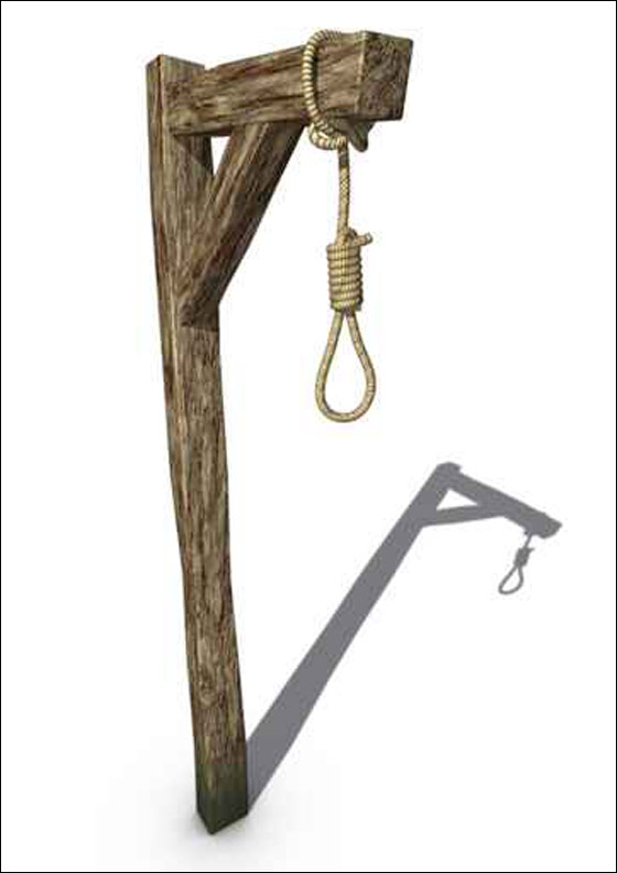 نصب مشنقته لحل مشكلته فألقي القبض عليه! صورة رقم 1