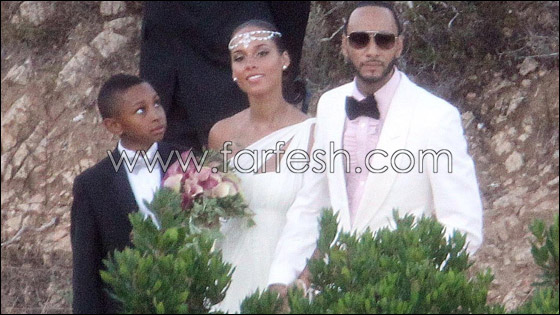 مسلسلات اون لاين ينقل لكم صور زفاف المغنية الحامل أليشا كيز!  صورة رقم 10