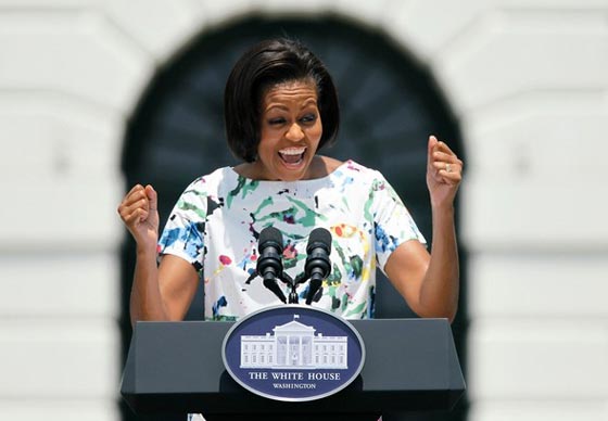 ميشيل أوباما تطالب بقانون لتحسين تغذية الأطفال!  صورة رقم 2