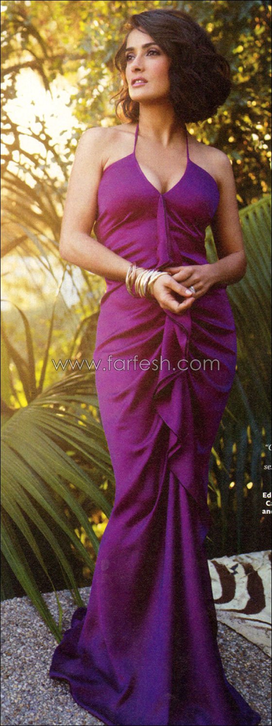 سلمى حايك تتربع على عرش الأناقة متفوقة على نجمات هوليوود  صورة رقم 7