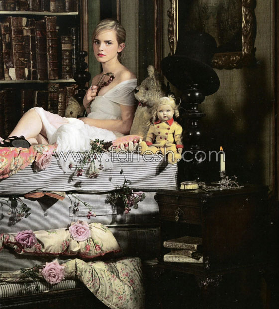 إيما واتسون تستعد لعرض أزياءها في حديقة الأمير تشارلز  صورة رقم 4