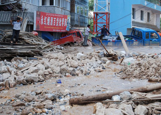 إجلاء 50 ألف شخص من الصين جراء الفياضانات في كوريا  صورة رقم 21