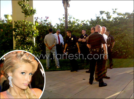 رجل يلوح بسكينين يحاول اقتحام منزل هيلتون!   صورة رقم 1