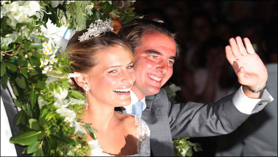 صور من حفل زفاف الأمير اليوناني اللعوب على حبيبته الشقراء  صورة رقم 6