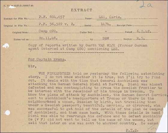 وثائق تكشف.. راقصة بالية ساعدت المانيا على غزو النرويج!!  صورة رقم 2