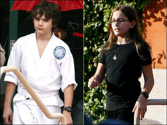 لأول مرة.. أبناء مايكل جاكسون في المدرسة!  صورة رقم 8